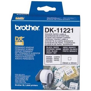 Brother DK11221 Rola Etichete pentru Arhivare Negru pe Alb