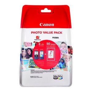 Canon PG-560XL + CL-561XL Pachet Cartus Negru si Color