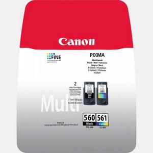 Canon PG-560 + CL-561 Pachet Cartus Negru si Color