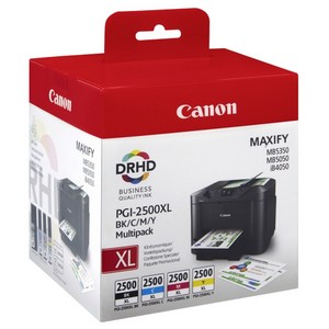 Canon PGI-2500XLBK/C/M/Y Pachet Cartuse Negru si Color