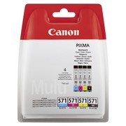 Canon CLI-571C/M/Y/BK Pachet Cartuse Negru si Color